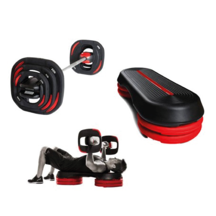 Ensemble Smartbar Haltere Ajustable et Step Bodypump Bodystep Ensemble