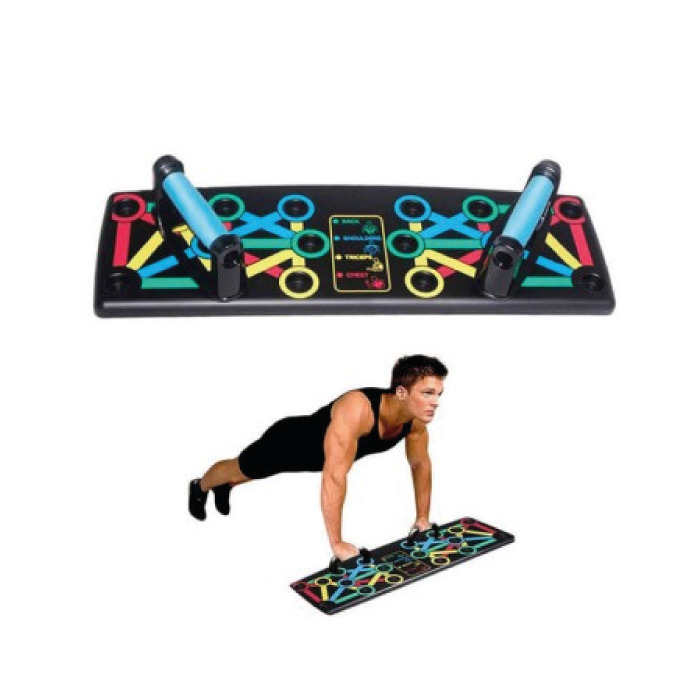Push Up Board Multifonction 14 en 1 Pliable Push Up