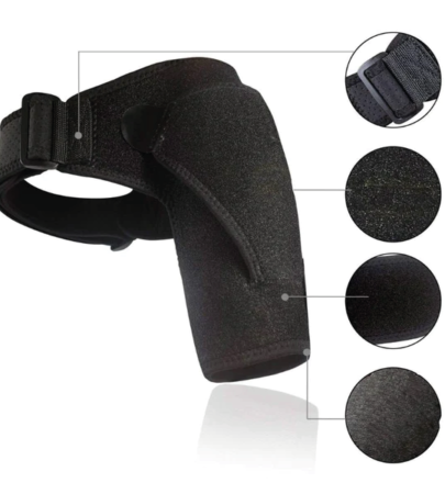 Soutien Epaule Neoprene Respirant Ajustable Homme et Femme SENRA054