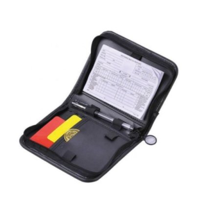 Pochette Arbitre Carton Rouge Jaune Sifflet Feuilles de Match PACRJSFM051