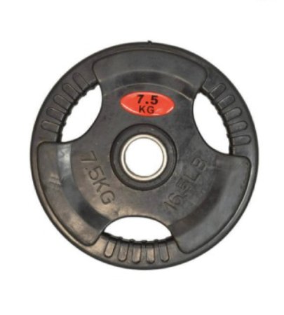 Disque en Fonte Pour Barre Olympique avec Tri Grip 7.5KG DFBOTG064